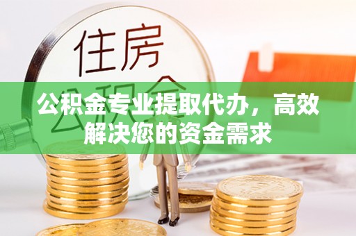 雄县公积金专业提取代办，高效解决您的资金需求