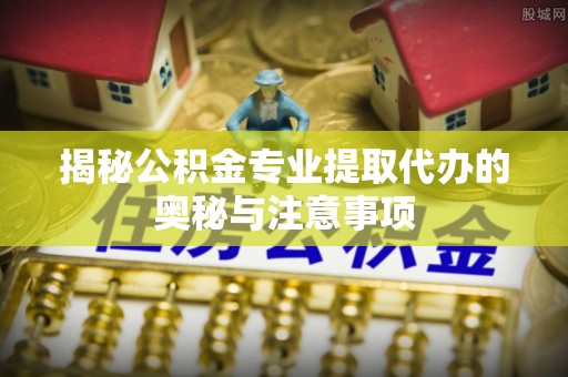 雄县揭秘公积金专业提取代办的奥秘与注意事项