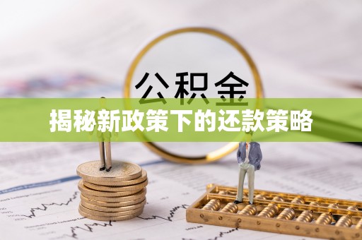 雄县揭秘新政策下的还款策略