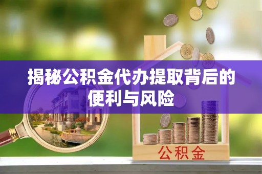 雄县揭秘公积金代办提取背后的便利与风险