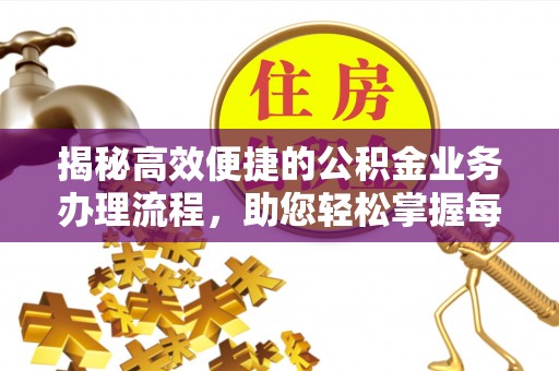 雄县揭秘高效便捷的公积金业务办理流程，助您轻松掌握每一步