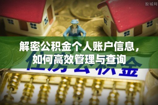 雄县解密公积金个人账户信息，如何高效管理与查询