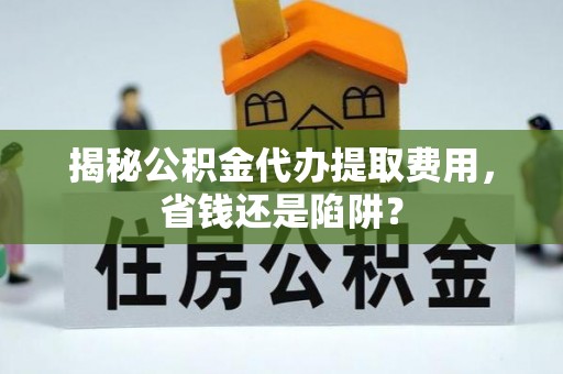 雄县揭秘公积金代办提取费用，省钱还是陷阱？