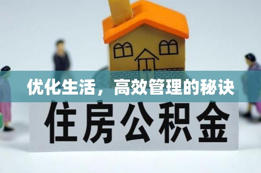 雄县优化生活，高效管理的秘诀
