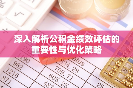 雄县深入解析公积金绩效评估的重要性与优化策略