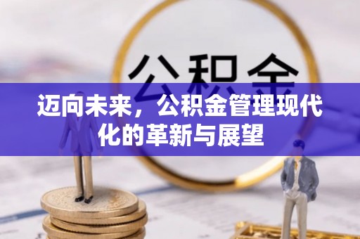 雄县迈向未来，公积金管理现代化的革新与展望