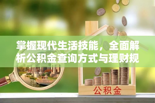 雄县掌握现代生活技能，全面解析公积金查询方式与理财规划