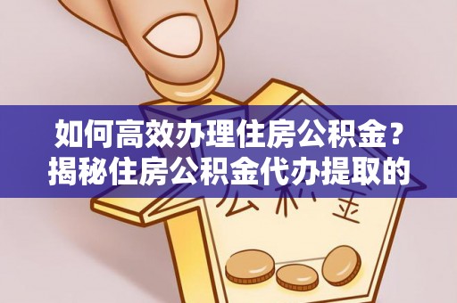 雄县如何高效办理住房公积金？揭秘住房公积金代办提取的全流程与优势