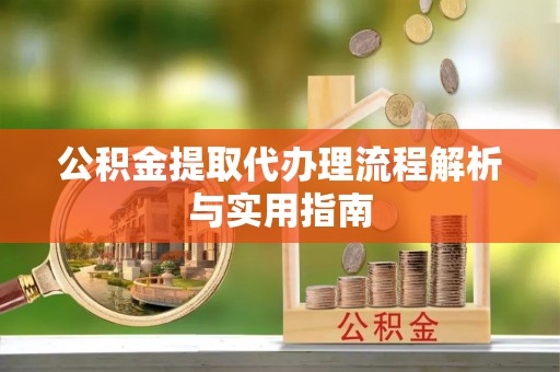 雄县公积金提取代办理流程解析与实用指南